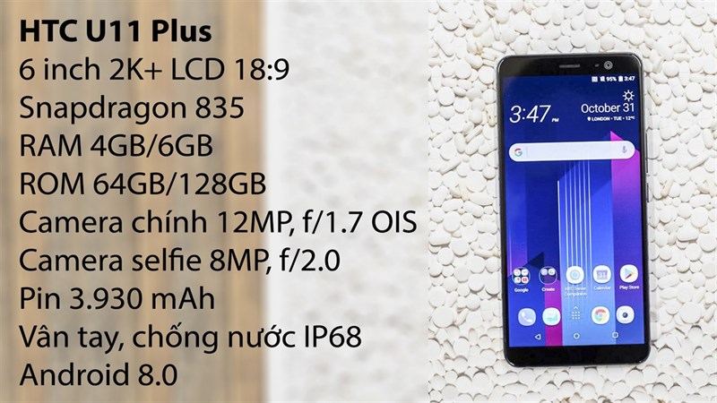 Trên tay HTC U11 Plus