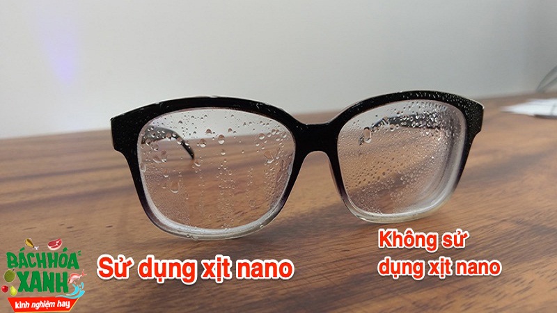 Chống ướt mắt kính cho mùa mưa bằng cách xịt nano
