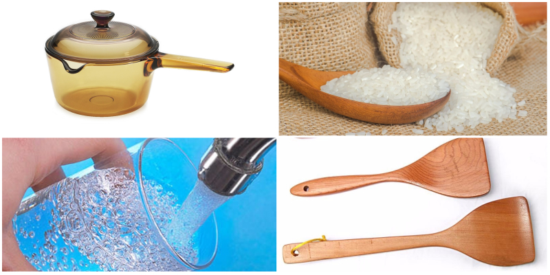Cách nấu cùng một nồi nhưng cho ra hai loại cơm Cách nấu cùng một nồi nhưng cho ra hai loại cơm
