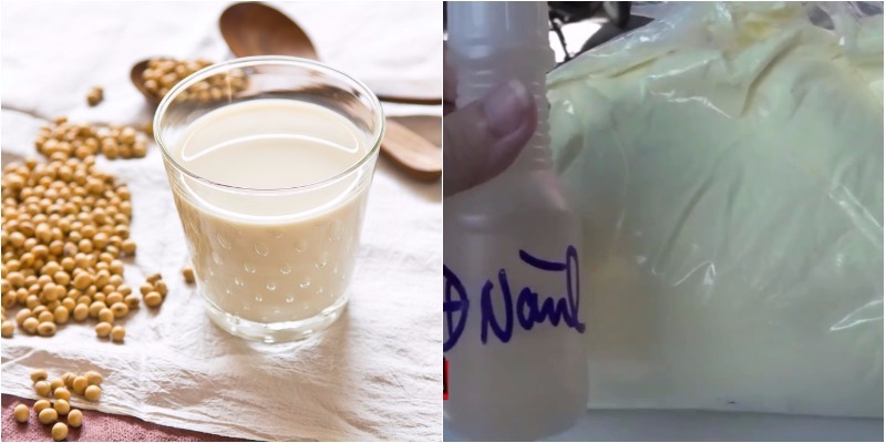 Differentiating real soy milk and milk containing harmful chemicals