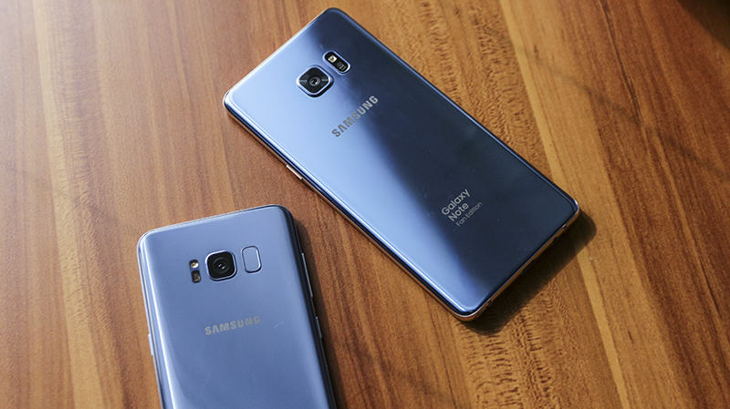 So sánh Galaxy Note FE và Galaxy S8