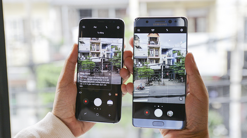 So sánh Galaxy Note FE và Galaxy S8