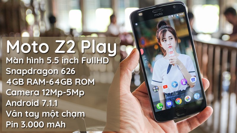 Trải nghiệm một ngày cùng Moto Z2 Play và moto mod pin