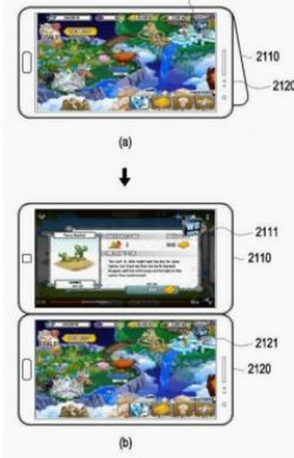Đây là giao diện người dùng của smartphone 2 màn hình Galaxy X Đây là giao diện người dùng của smartphone 2 màn hình Galaxy X