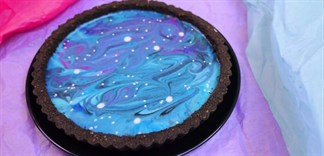 Cách làm bánh tart vũ trụ siêu đẹp