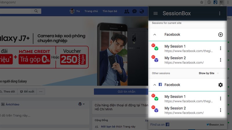 chi tiết cách đăng nhập nhiều tài khoản Facebook