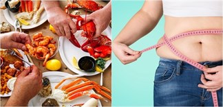 Ăn nhiều hải sản có bị tăng cân?