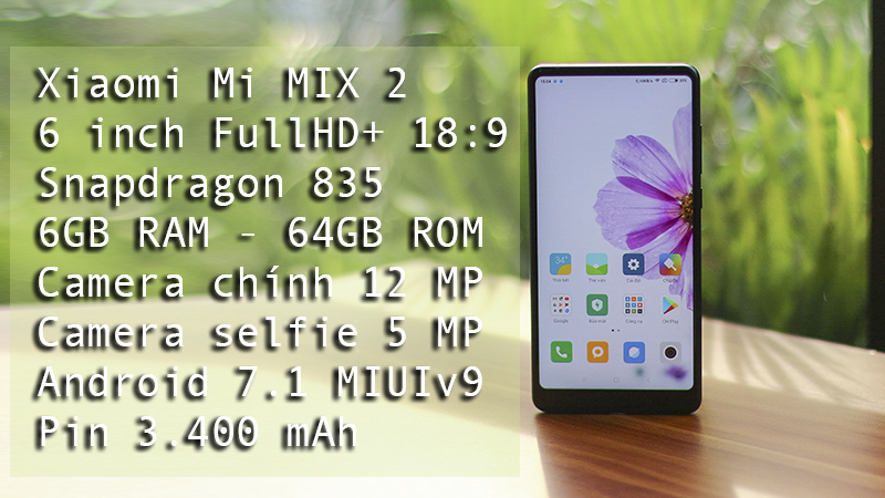 Mở Hộp Và Trên Tay Nhanh Xiaomi Mi Mix 2 Sắp Bán Tại Tgdđ