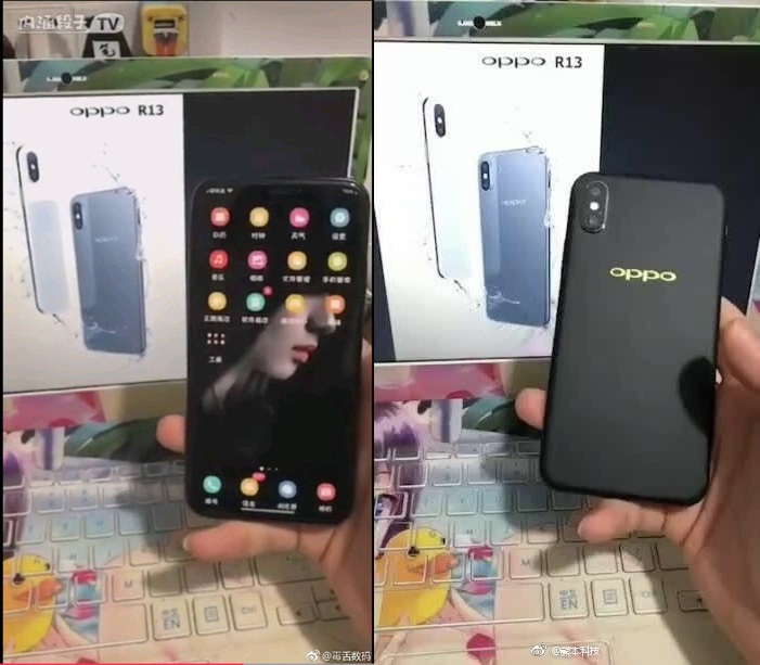 Tin n OPPO R13 l nh th c t kh gi ng iPhone X