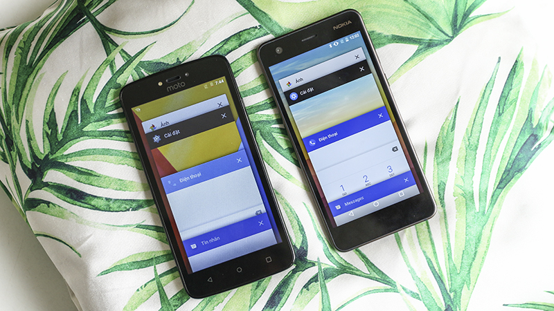 So sánh Nokia 2 và Moto C 4G