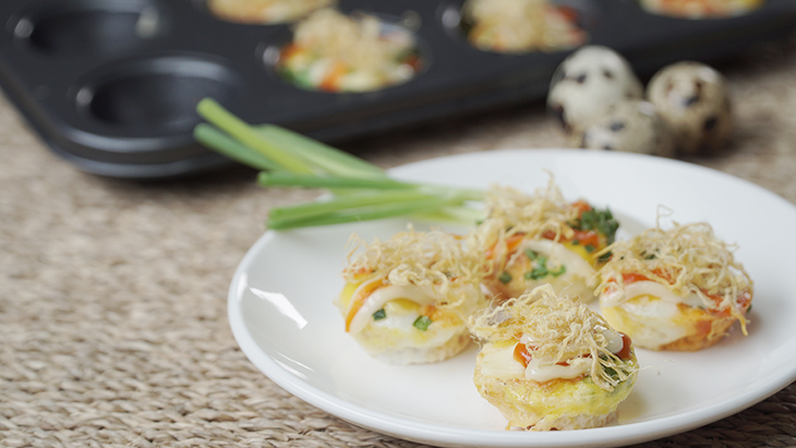 Cách làm bánh trứng cút nướng nhanh cấp tốc