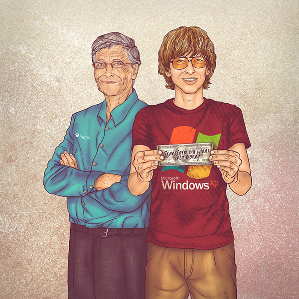 Bill Gates vs Apple