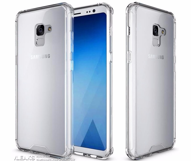 Galaxy A5, Galaxy A7 2018 tiếp tục lộ ảnh render bên trong vỏ bảo vệ