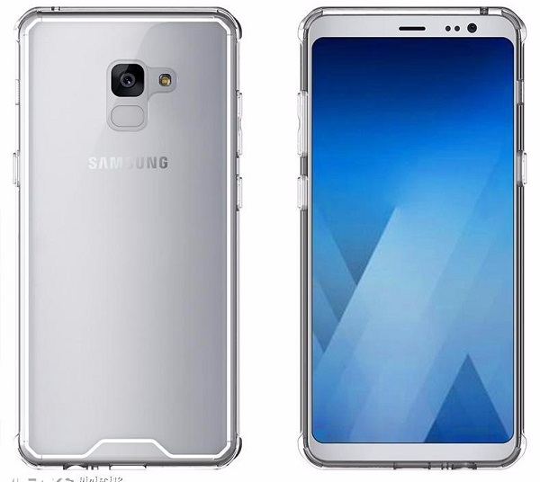 Galaxy A5, Galaxy A7 2018 tiếp tục lộ ảnh render bên trong vỏ bảo vệ