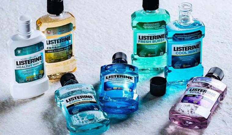 cách dùng nước súc miệng listerine