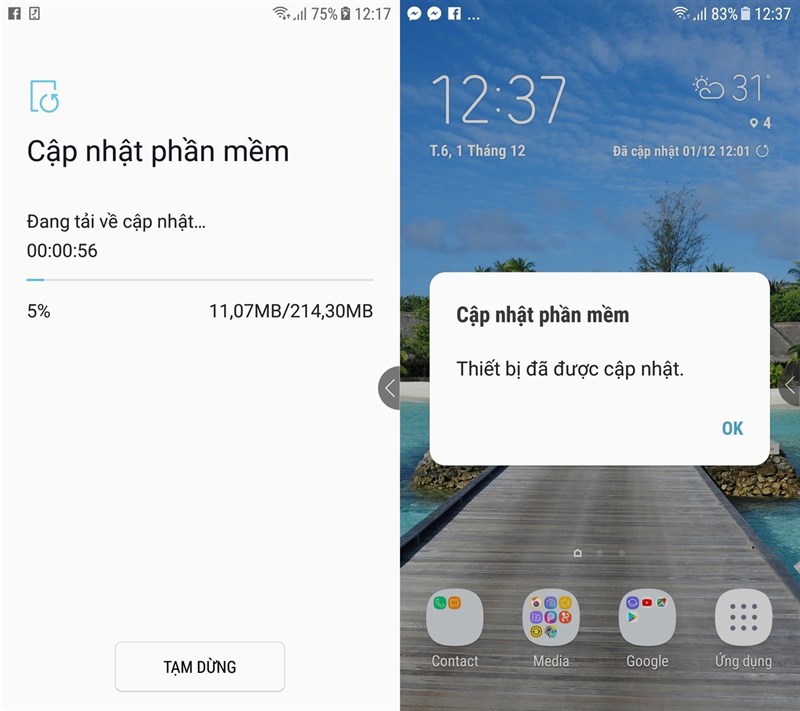 Samsung Galaxy J7 Prime tại Việt Nam nhận được bản cập nhật mới