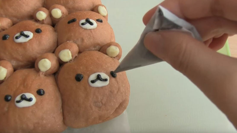 Cách làm bánh mì gấu Rilakkuma