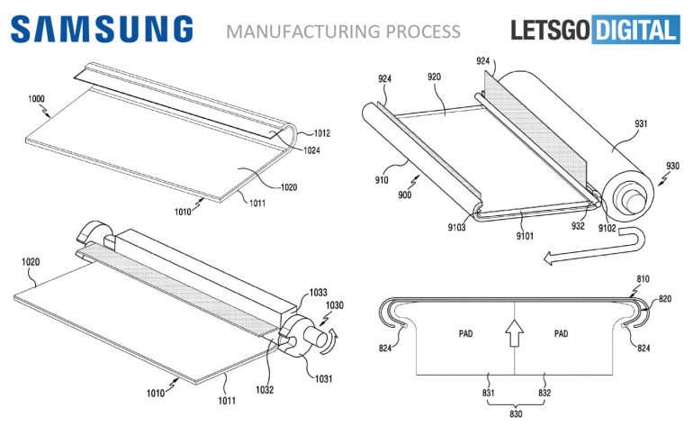 Bằng sáng chế smartphone màn hình cong tràn ra mặt lưng của Samsung