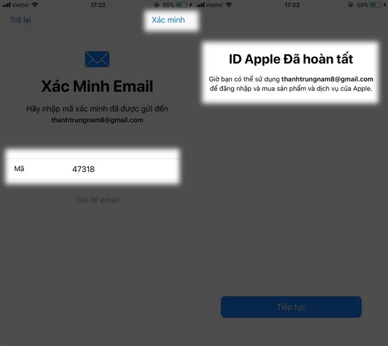 tạo apple id