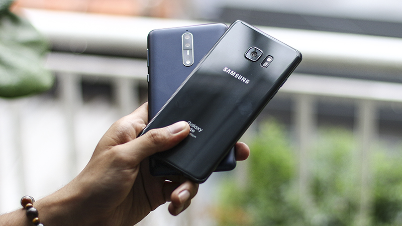 So sánh Galaxy Note FE và Nokia 8 So sánh Galaxy Note FE và Nokia 8