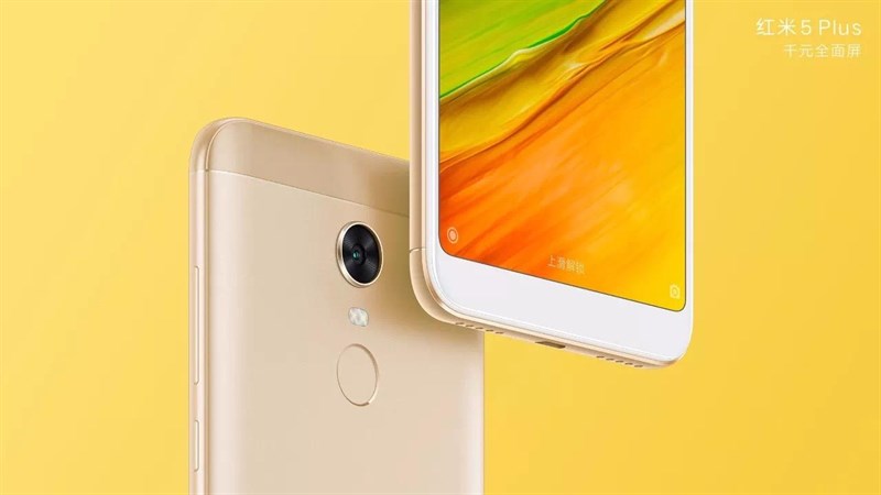 Xiaomi Redmi 5 Plus phiên bản màu vàng