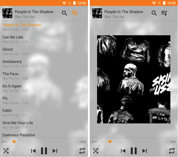 Giao diện mới của VLC trên Android Giao diện mới của VLC trên Android