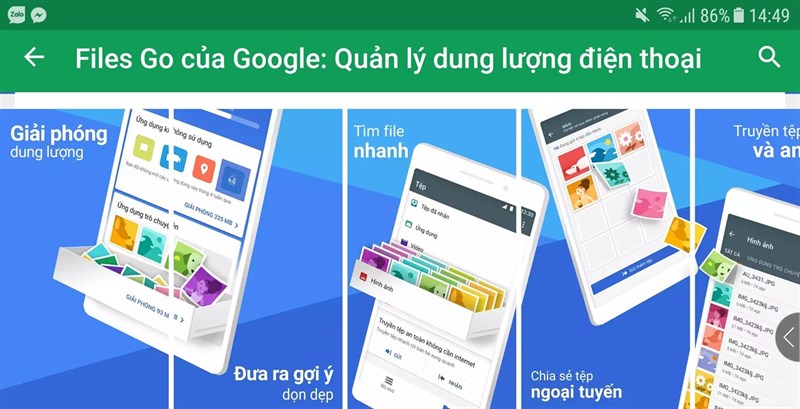 Trình quản lý tập tin đa năng Files Go của Google lên kệ Play Store