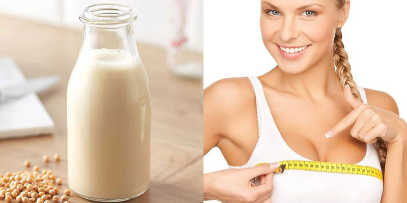 Uống sữa đậu nành thường xuyên giúp cải thiện vòng 1 đáng kể