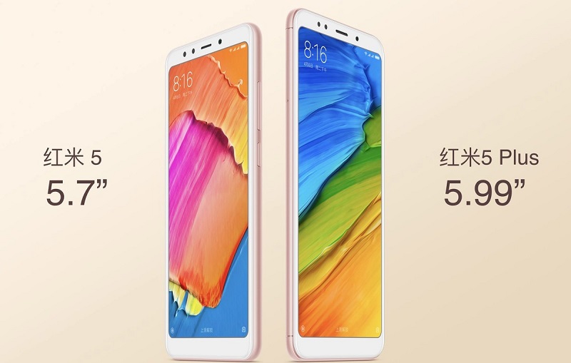 Redmi 5 & 5 Plus màn hình 18:9, giá từ 2.7 triệu trình làng Redmi 5 & 5 Plus màn hình 18:9, giá từ 2.7 triệu trình làng