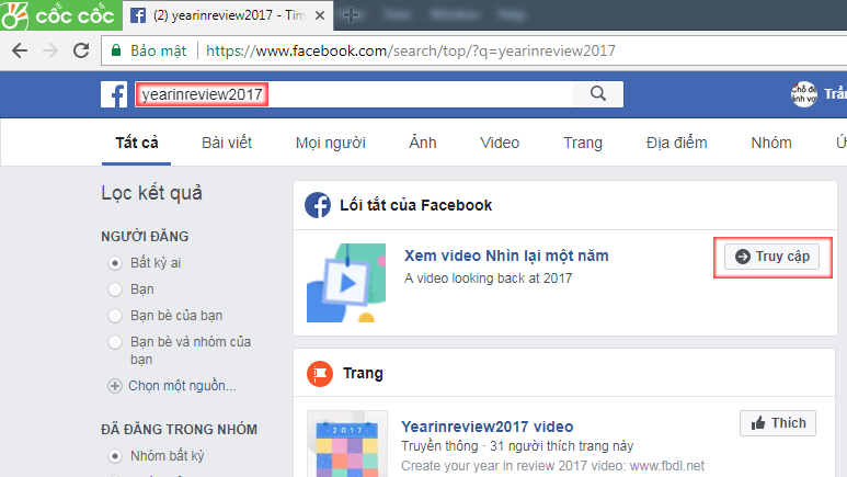 Tạo Year in review 2017 để cùng nhìn lại một năm trên Facebook của bạn - ảnh 2 Tạo Year in review 2017 để cùng nhìn lại một năm trên Facebook của bạn - ảnh 2