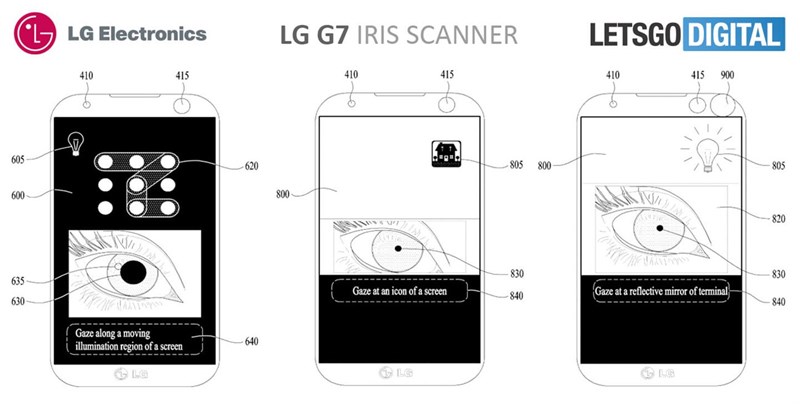 LG G7 có thể đi kèm với một máy quét mống mắt tiên tiến LG G7 có thể đi kèm với một máy quét mống mắt tiên tiến