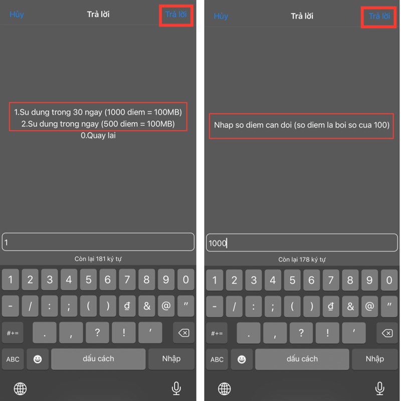 Cách đổi điểm Viettel++ sang Data 4G