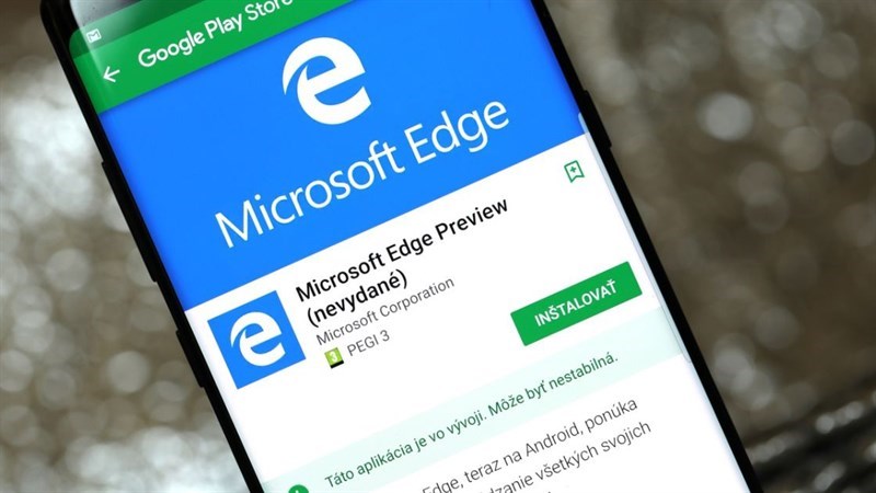 Trình duyệt Microsoft Edge đạt hơn 1 triệu lượt tải xuống trên kho ứng dụng CH Play Trình duyệt Microsoft Edge đạt hơn 1 triệu lượt tải xuống trên kho ứng dụng CH Play