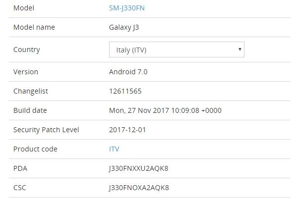 Galaxy A3 (2017) và Galaxy J3 (2017) nhận bản cập nhật vá lỗi bảo mật Android tháng 12 Galaxy A3 (2017) và Galaxy J3 (2017) nhận bản cập nhật vá lỗi bảo mật Android tháng 12