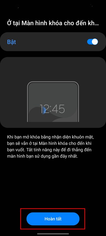cách mở khóa bằng khuôn mặt trên điện thoại Samsung