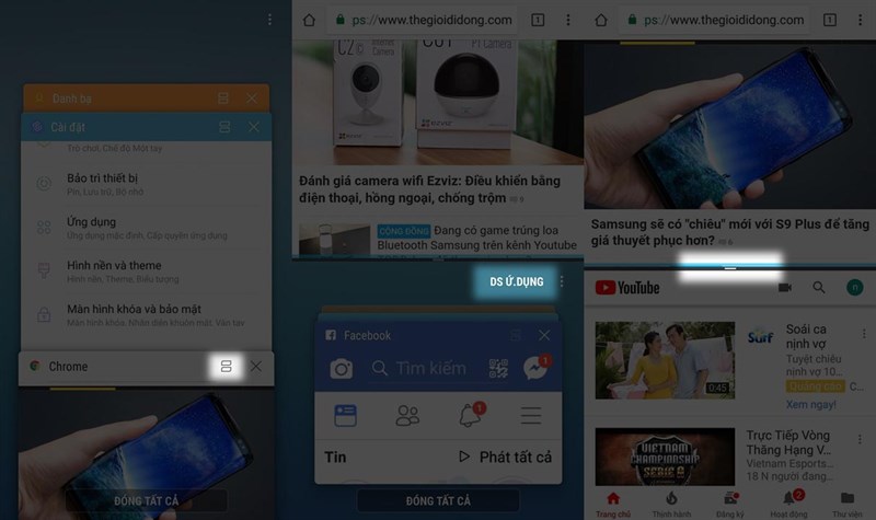 đa nhiệm máy samsung đa nhiệm máy samsung