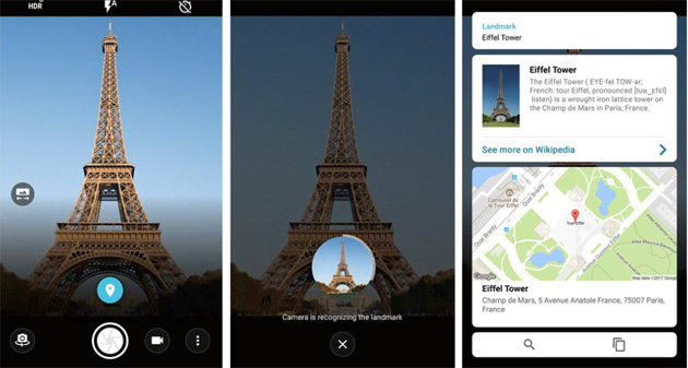 3. Tính năng nhận diện danh lam thắng cảnh