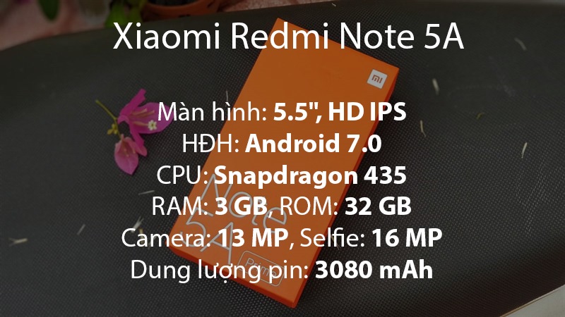 Trên tay Xiaomi Redmi Note 5A Prime