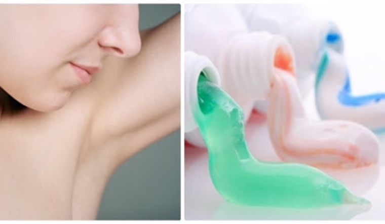 Kem đánh răng và công dụng chữa hôi nách không ngờ
