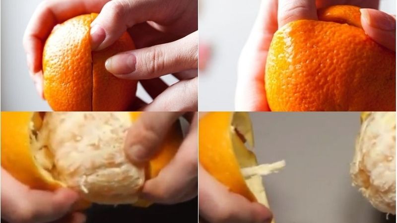 How to make candles from orange peels and pineapple peels are both fragrant and repel mosquitoes