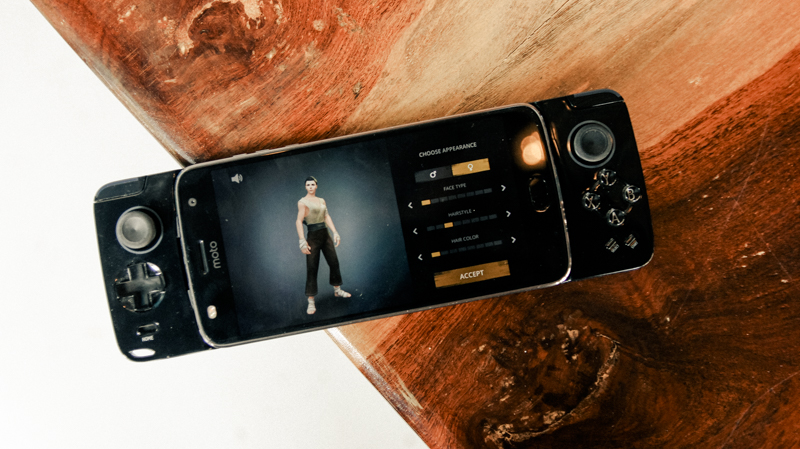 Trên tay moto gampad mod