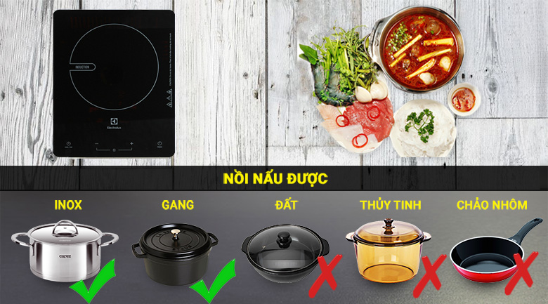 Bếp điện từ Electrolux ETD29KC Bếp điện từ Electrolux ETD29KC