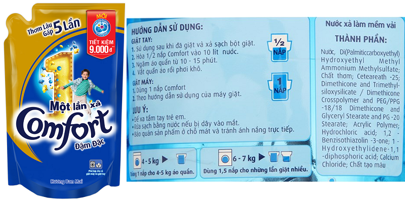 Nước xả vải Comfort Nước xả vải Comfort