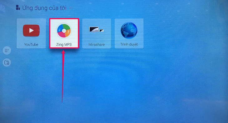 Bạn sẽ thấy ứng dụng vừa cài.