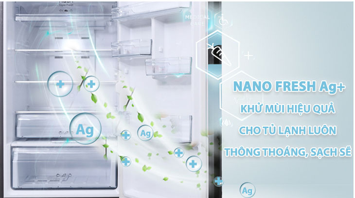 Kháng khuẩn hiệu quả với công nghệ khử mùi độc đáo Tết này nên mua tủ lạnh nào phù hợp cho gia đình? > Kháng khuẩn hiệu quả với công nghệ khử mùi độc đáo
