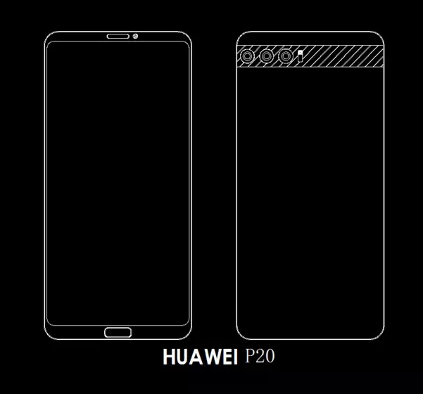 Lộ ảnh phác thảo Huawei P20, P20 Plus và P20 Pro, trang bị tới 3 camera mặt sau Lộ ảnh phác thảo Huawei P20, P20 Plus và P20 Pro, trang bị tới 3 camera mặt sau
