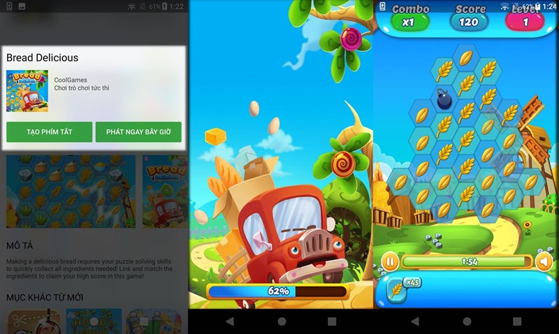 trò chơi tức thì