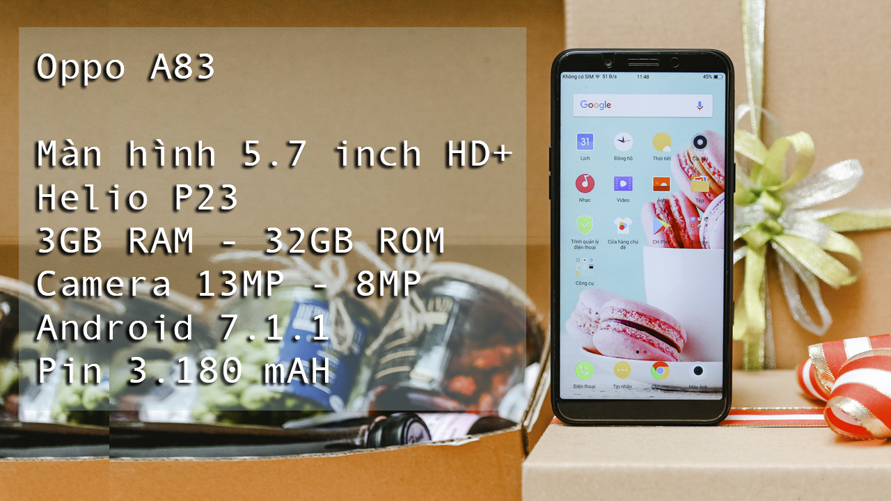Trên tay Oppo A83 Trên tay Oppo A83