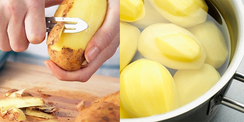 Potato peeling tips