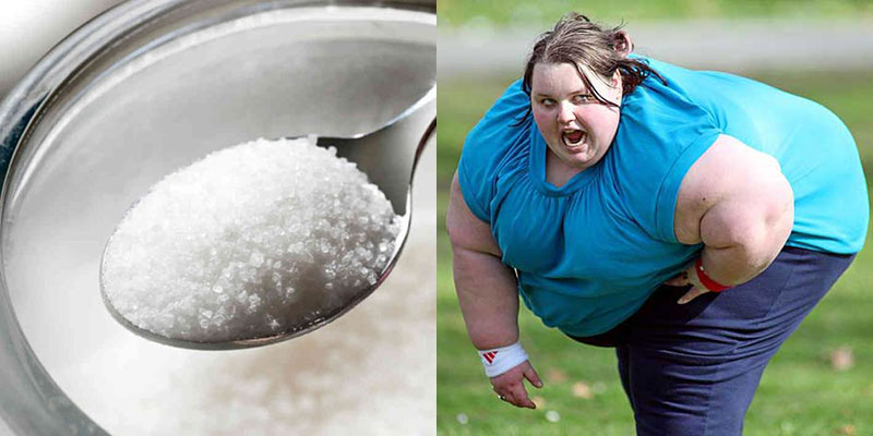 Ăn nhiều đường có thể bị thừa cân, béo phì